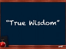 True Wisdom Comes from God