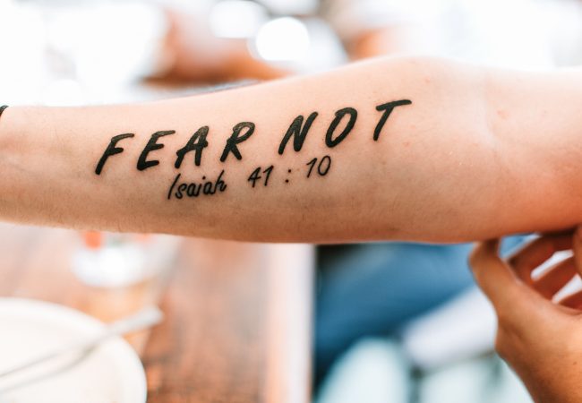 fear not, I am with you
