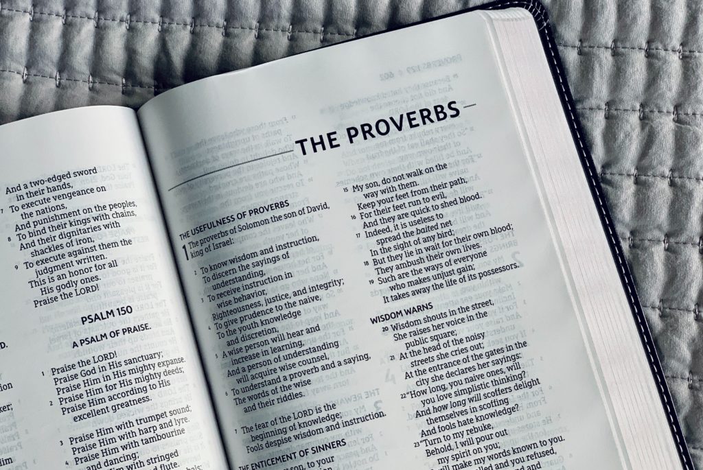 why King Solomon wrote proverbs
